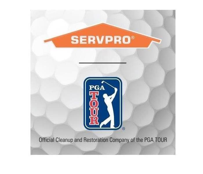 PGA Golf logo, and SERVPRO logo